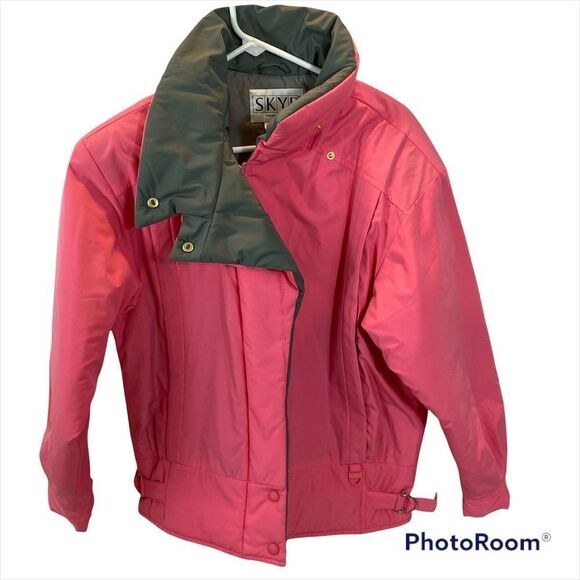 Vintage SKYR Brand Ladies Pink‎ and Grey Ski Jacket Size 10 - Picture 15 of 15